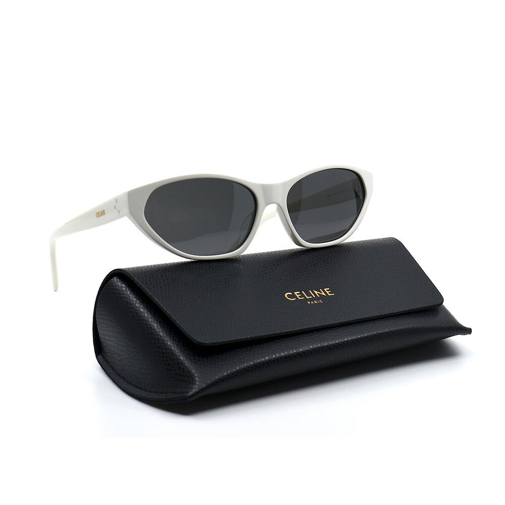 NEW CELINE PARIS CL40251U 25A WHITE GREY AUTHENTIC SUNGLASSES - Picture 2 of 14